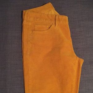 Mustard corduroy pants